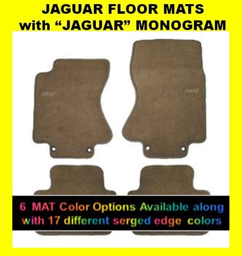 XJ8 Jaguar Plush Floor Mats with Jaguar Monogram 2004 2005 2006 2007 2008 2009 4 piece set XJ8 Jaguar Plush Floor Mats with Jaguar Monogram 2004 2005 2006 2007 2008 2009 4 piece set