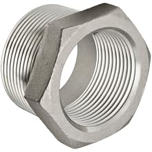 Stainless Steel 304 Cast Pipe Fitting, Hex Bushing, Class 150, NPT Male X Female