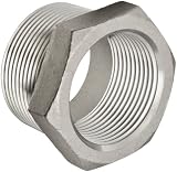 Stainless Steel 304 Cast Pipe Fitting, Hex Bushing, Class 150, 1/2