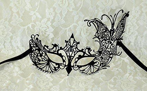 Sexy Venetian Rhinestones Metal Laser Cut Butterfly Masquerade Mask Party Event Prom Halloween