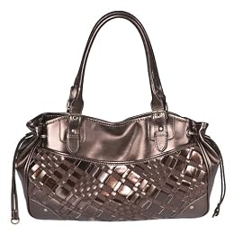 Merona Bronze Side Draw Lrg Satchel : Target from target.com