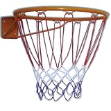 Basketballkorb Metall mit weissem Netz und Schrauben