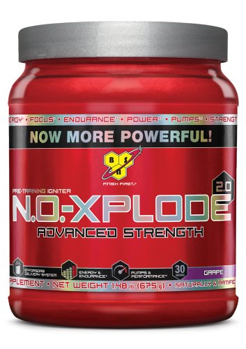 BSN N.O. XPLODE 2.0 NEW !!! 30 SERVINGS GRAPE - PRE-WORKOUT ENERGY