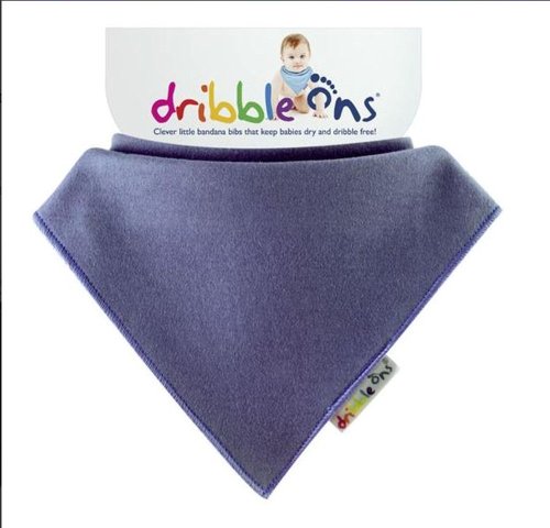 Dribble Ons Baby Bib, Denim Blue