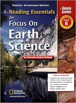 Glencoe Science Reading Essentials for Focus on Earth Science