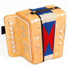 Barcelona Children's Toy Accordion - Yellow