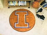 Illinois Fighting Illini Basketball Rug Mat