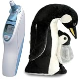 Braun Thermoscan 4520 Ear Thermometer With Free Mum & Baby Toy Penguin