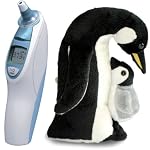Braun Thermoscan 4520 Ear Thermometer With Free Mum & Baby Toy Penguin