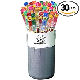 Buffalo Bills Ole' Smokies Beverage Gift Jug (filled with 30 assorted 1.25oz beef sticks - includes ham and turkey, too!)