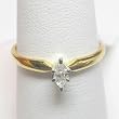 14K Yellow Gold Diamond Engagement/Promise Ring