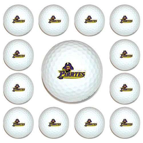 East Carolina Pirates Dozen Pack Of Golf Balls From Team Golf