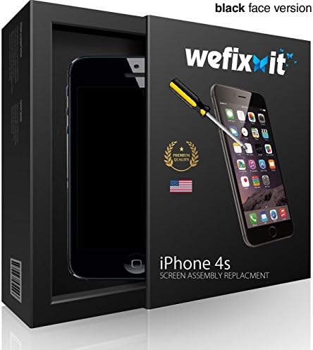 iPhone 4S Premium LCD Screen Replacement & Repair Kit : Black by Wefixxit