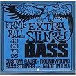 Ernie Ball 2835 Nickel Wound Extra Slinky Electric Bass String Set (40 -95)