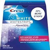 Crest 3D WHITESTRIPS W/ Advanced Seal Advanced Vivid