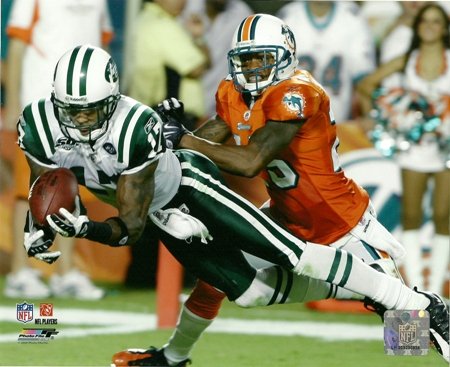 Braylon Edwards New York Jets Diving 8x10 Photo
