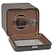 Wolf Designs Brown Single Watch Rotator With Cover #4525-517