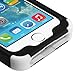 MYBAT IPHONE5HPCTUFFSO003NP Premium TUFF Case for iPhone 5 - 1 Pack - Retail Packaging - Black/Solid White