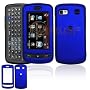 LG Xenon GR500 Cell Phone Dark Blue Rubber Feel Protective Case Faceplate Cover