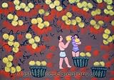 Chinese Folk Art / Chinese Peasant Painting - Harvest Season