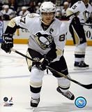 Sidney Crosby Pittsburgh Penguins 8x10 Photo (2007 White Jersey Action)