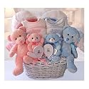 Personalized Double The Blessings Twins Baby Gift Baske