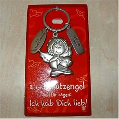 Depesche: Schl�sselanh�nger SCHUTZENGEL , Text: ich hab dich lieb