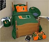 Miami Hurricanes NCAA Logo Bed in a Bag- Twin/Twin XL