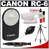 Canon RC-6 Wireless Remote Shutter Release Controller + Tripod + Accessory  ....