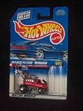 #827 Radio Flyer Wagon Red Blue Card Malaysia Collectible Collector Car Mattel Hot Wheels