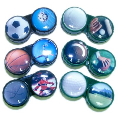 Sports Contact Lens Case - Sport SoccerB000HU7XEY 