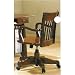All new item Mission style oak finish desk chair