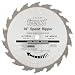 Freud LM71M010 10-Inch 18 Tooth FTG Thick Stock High Speed Ripping Saw Blade with 5/8-Inch Arbor