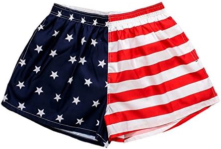 Patriotic Flag Men's Swimming Trunks - Show Your Patriotism This Summer 1816