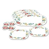 Corelle Chutney 10-Piece Tabletop Placemat Hot pad Set by Corelle