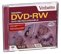Verbatim 1PK DVD-RW 4.7GB 2X BRANDED ( 94501 )