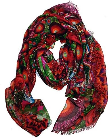 Desigual Scarf Fashion Desigual Fresa Pink 48w5829/3001 Womens