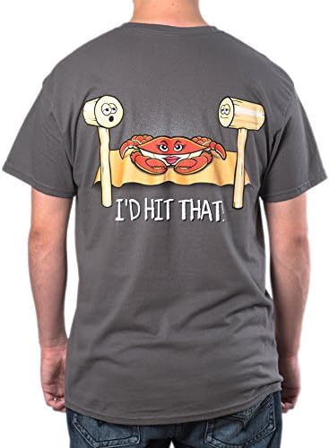 Maryland My Maryland Mens Hit That Crab Shirt XX-Large Grey
