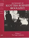 Dictionary of Scottish business biography, 1860-1960