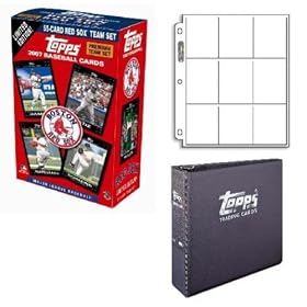 Boston Red Sox Baseball Premium Team Sets with  Album and 10 Ultra Pages