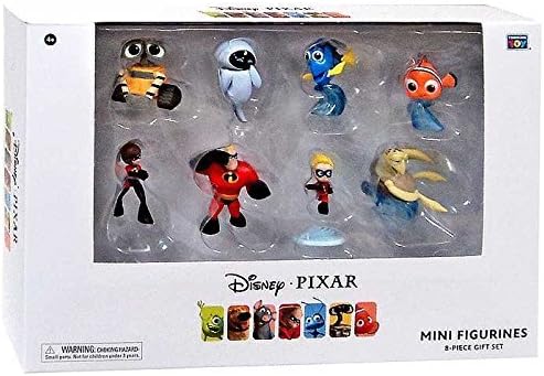 Disney / Pixar Exclusive 8-Piece Mini Figure Gift Set by Thinkaway Toys