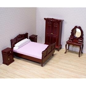 Melissa & Doug Deluxe Doll-House Bedroom Furniture