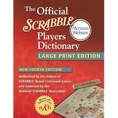 The Official Scrabble Players Dictionary Large Print Edition