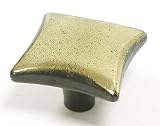 Square Knob - Square Knob in Antique Brass