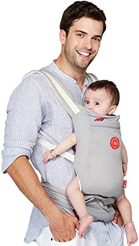 Baby Silng Wrap Carrier Light Weight Soft Structured - 3 Carrying Positions (Grey)