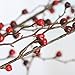 Factory Direct Craft 36 Inch Artificial Red and Burgundy Berry Twig Embellishing Spray for Holiday and Home Decor