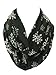 DivaDesigns Women's Soft Warm Snow Flake Double Layer Infinity Scarf