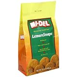 Mi-Del Old-Fashion "Swedish Style" Lemon Snaps 10-Ounce Bag (Pack of 12)