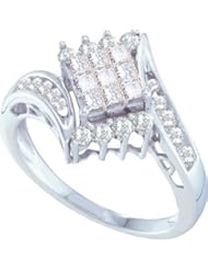 0.75CTW DIAMOND LADIES INVISIBLE RING