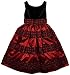 Sweet Heart Rose Girls 2-6x Velvet And Rosette Taffeta Dress